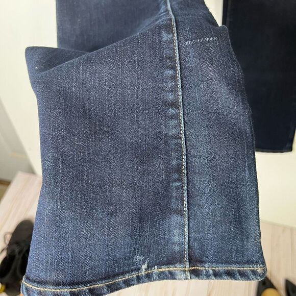 Paige Laurel Canyon Womens Denim Jeans Wide Leg Flared Blue Wash Size 26 - Picture 3 of 11